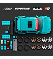 Hot Wheels Brick Speed Serisi Custom '90 Honda Civic  Araba 248 Parça JHF62