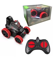 Uzaktan Kumandalı Akrobatik Zıppır Şarjlı Araba Kırmızı