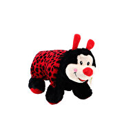 Uğur Böceği Figürlü Katlanır Peluş Yastık