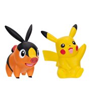Pokemon Battle Figür 2'li Seti Pikachu Tepig