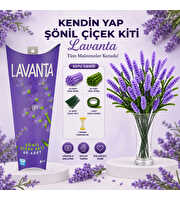 Şönil Lavanta Çiçek Yapım Seti