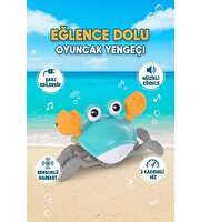 Pilli Çok Fonksiyonlu Yengeç Mavi