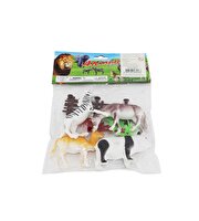 Poşetli 4 Parça Oyuncak Hayvan Seti