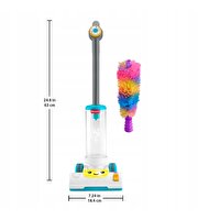 Fisher Price 2'si 1 Arada  Sesli ve Işıklı Eğlen ve Öğren Süpürge JMM35