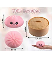 Dumpling Squishy Sürpriz Simli Renkli Sürpriz Paket