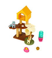 Evcil Hayvan Yavru Kedi Kulübeli Sürpriz Paket Oyun Seti