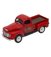 Sesli Işıklı Metal Çek Bırak Klasik Picup Kırmızı