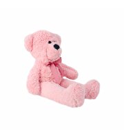 Büyük Kurdeleli Pembe Ayı 50 Cm