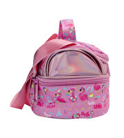 Kaukko Kids&Love Aynalı Taşlı Flamingo Termos Beslenme Çantası