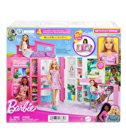 Barbie Portatif Tatil Evi Bebek ve Oyun Seti HRJ77