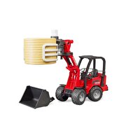 Bruder Schaeffer Yükleyici 2630 Kıskaç Ve Balyası ile Beraber