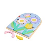 Fisher Price Ahşap Çiçek Yapboz Blokları HXT97