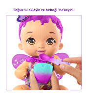 My Garden Baby Kelebek Bebeğimin Yemek Zamanı Mor Saçlı Bebek GYP00