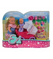 Evi Love Mor Pusetli Bebek Seti