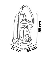 Smoby Elektrik Süpürgeli Temizlik Seti