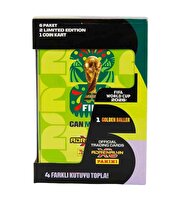 FIFA World Cup 2026 Adrenalyn XL Trading Card Metal Kutu Yeşil