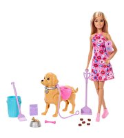 Barbie Malibu ve Köpeği ile Yürüyüş Zamanı Oyun Seti JJB46