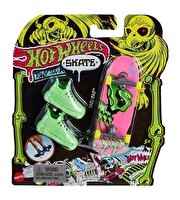 Hot Wheels Skate Neon Temalı Parmak Kaykay ve Ayakkabı Paketi Skel-Rad HPG27