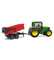 Bruder John Deere Traktör+ Kırmızı Römork 6920