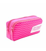 Bubbles Wave Kalem Çantası Fuşya