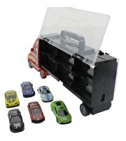 Taşınabilir Die-Cast Metal Araçlı Kamyon Kırmızı