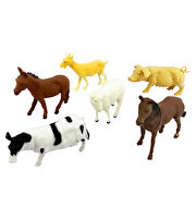 Poşette 6'lı Çiftlik Hayvan Seti