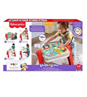 Fisher Price 4'ü 1 Arada iSesli ve Işıklı Eğlen ve Öğren Aktivite ve Çizim Masası JLM96