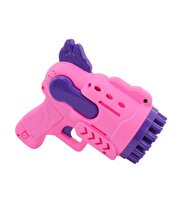 Pi̇lli̇ Işıklı Köpük Atan Pembe Tabanca