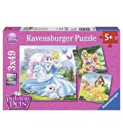 Ravensburger Puzzle 3x49 Parça Belle Cindirella Rapunzel