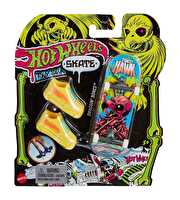 Hot Wheels Skate Neon Temalı Parmak Kaykay ve Ayakkabı Paketi Draggin Bones