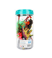 Çiftlik Dinozor Tüpte 6'lı Hayvan Oyun Seti