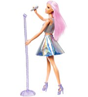 Barbie Kariyer Bebekleri Pop Star Bebek ve Mikrofonu FXN98