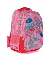Muggle Flamingo Rose İki Bölmeli İlkokul Çantası