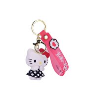 Hello Kitty ve Arkadaşları Anahtarlık CDU8 Hello Kitty Dot