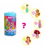 Barbie Color Reveal Renk Değiştiren Sürpriz Chelsea Gökkuşağı Deniz Kızı HDN75
