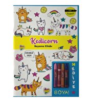 Minik Ressamlar Kedicorn Boyama Kitabı