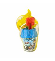 Mavi Kapaklı Sarı Suluklu Kova Seti 1011