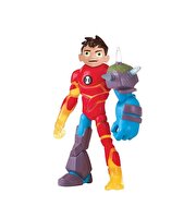 Ben 10 Aksiyon Figürler S1W8 Omni Glitch Heroes Ben Heatblast Shockrock