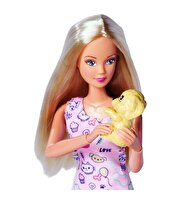 Steffi̇ Bebek ve  Sevi̇mli̇ Evci̇l Hayvan Pembe Elbi̇seli̇