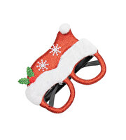 Yılbaşı Konsept Noel Şapkalı Gözlük