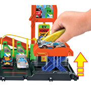 Hot Wheels Elektrikli Araç Şarj İstasyonu Oyun Seti HTN79