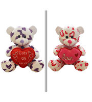Kalp Desenli Ayıcıklar 21 cm.