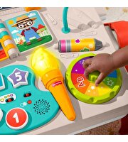 Fisher Price 4'ü 1 Arada iSesli ve Işıklı Eğlen ve Öğren Aktivite ve Çizim Masası JLM96