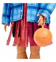 Barbie Extra Ekose Ceketli Bebek HDJ46