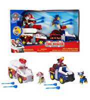 Paw Patrol Fire Rescue Roll & Rescue Görev Araçları ve 2’li Figür Seti