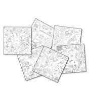 Smoby Yaratıcı Boyama Kağıdı Seti