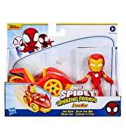 Spidey And His Amazing Friends Araç ve Fi̇gür İron Man F7458