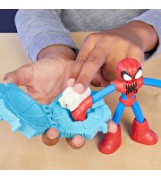 Play Doh Marvel Spider Man Fırlatma ve Dilimle Savaşı Oyun Hamuru Seti F9827
