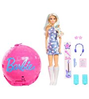Barbie Team Barbie Roll & Reveal Pop Yıldızı Bebek ve Aksesuarları JMK19