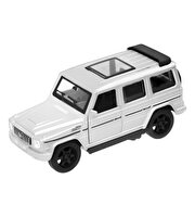 Sesli Işıklı Metal Çek Bırak Jeep Beyaz